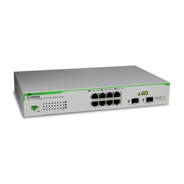 Allied Telesis AT-GS950/24-50 WebSmart switch 24 port 10/100/1000TX + 4 SFP Combo ports, EU Power Cord (AT-GS950/24-50)