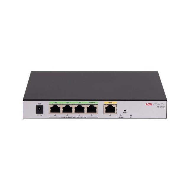 HikVision All in One 5 Port PoE Router(DS-3WG105GP-SI)