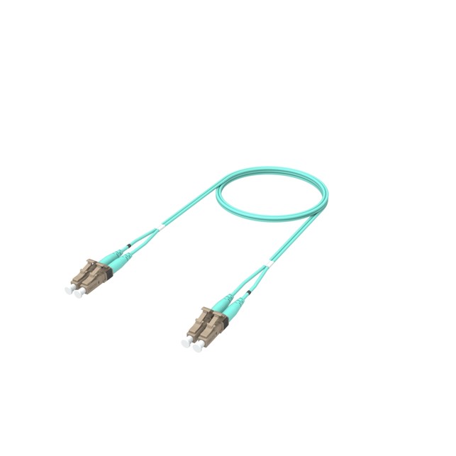 Commscope Fiber Optic Patch Cord, OM3, LC to LC duplex, 1.8 mm LSZH & OFNR, 15M (1-2105027-5)