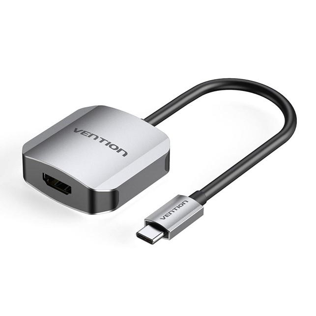 Vention USB-C to HDMI Converter 0.15M Gray Aluminum Alloy Type