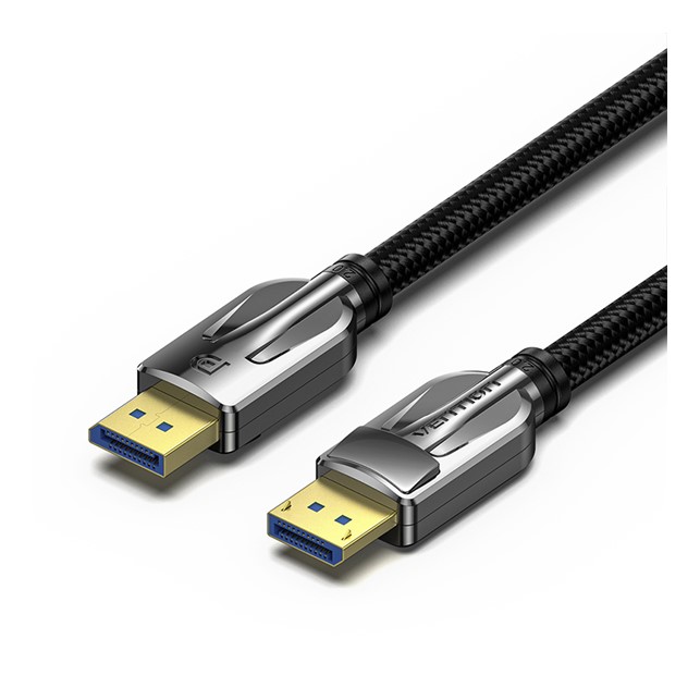 Vention Cotton Braided DP 2.0 Male to Male 8K HD Cable 2M (HGABH)