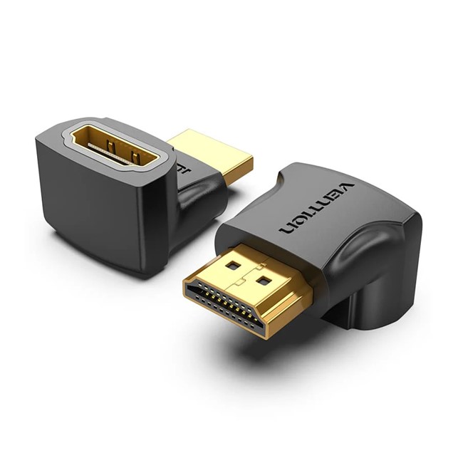Vention HDMI 270 Degree Male to Female Adapter Black (AINB0)