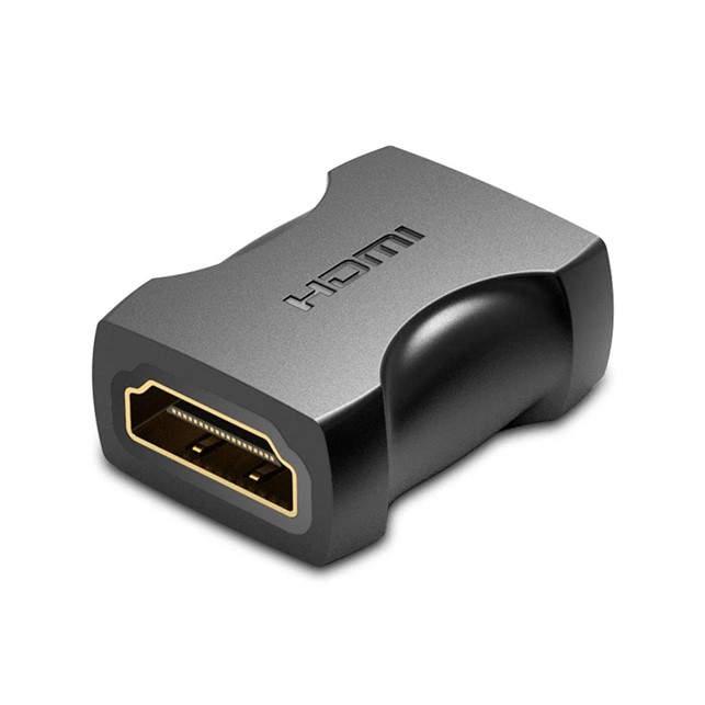 Vention HDMI Female to Female Coupler Adapter Black 2 Pack (AIRB0-2)