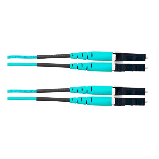 Panduit Opti-Core® 2 Fiber Patch Cord, OM4, LC Duplex, Riser