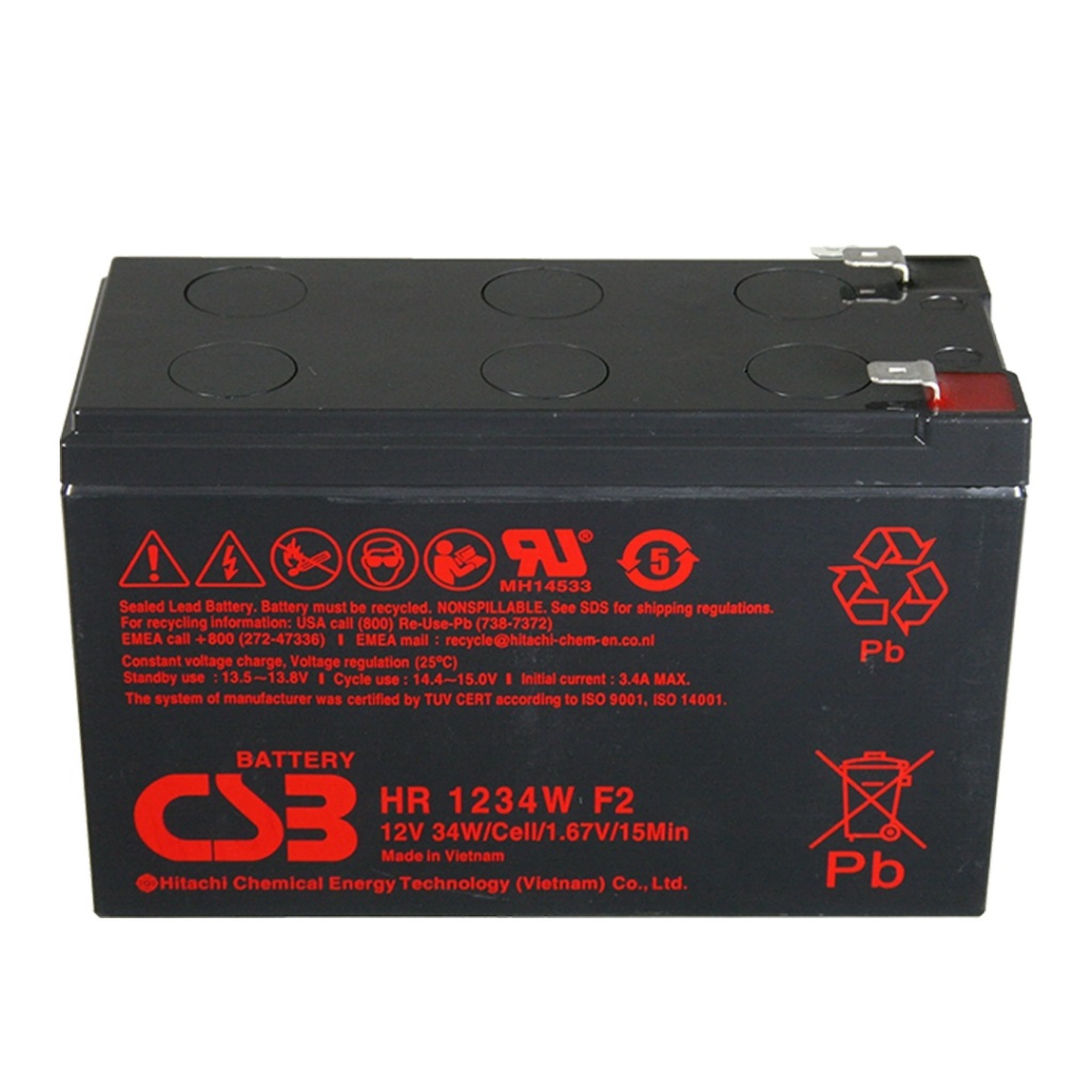 Baterai Aki CSB HR 1234W F2, 12V 34W